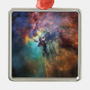Ornamento De Metal Stormy Seas of Lagoon Nebula em Sagitário