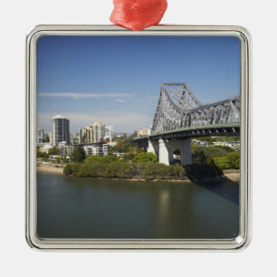 Ornamento De Metal Story Bridge, Rio Brisbane e Canguru