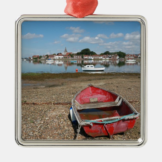 Ornamento De Metal Stuning Bosham Harbor Inglaterra (Frente)