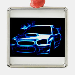 Ornamento De Metal Subaru Impreza