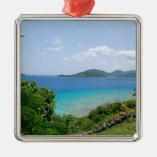 Ornamento De Metal Sugar Mill, Ruas. John Island, USVI