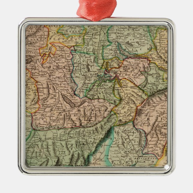 Ornamento De Metal Suiça 8 (Frente)