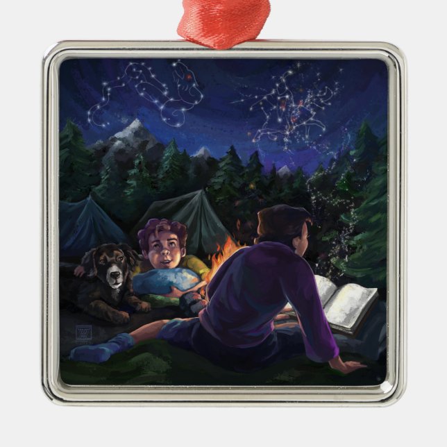 Ornamento De Metal Summer Knights (Frente)