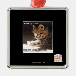 Ornamento De Metal Sunbaff do owt do teste