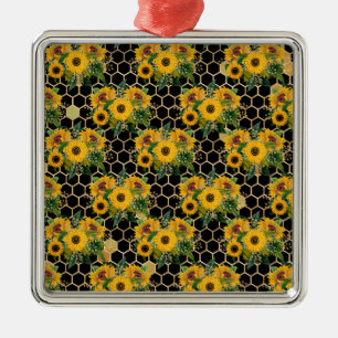 Ornamento De Metal Sunflowers Turn Naturally Toward The Light