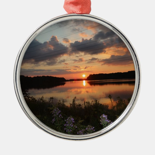 Ornamento De Metal Sunset (Frente)