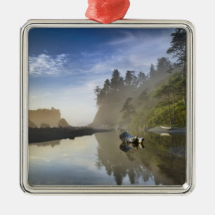 Ornamento De Metal Sunset na Ruby Beach, Olimpiadas National Park,