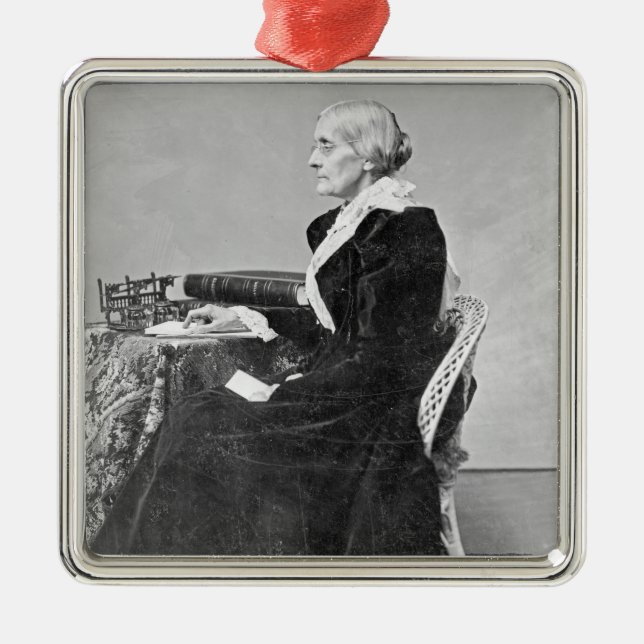 Ornamento De Metal Susan Brownell Anthony (Frente)
