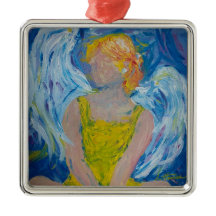 "Sussurros do Amor" Angel Ornament