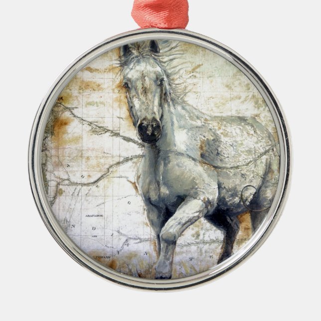 Ornamento De Metal Sussurros em todo o degrau (Frente)