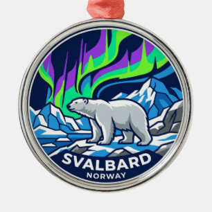 Ornamento De Metal Svalbard Noruega