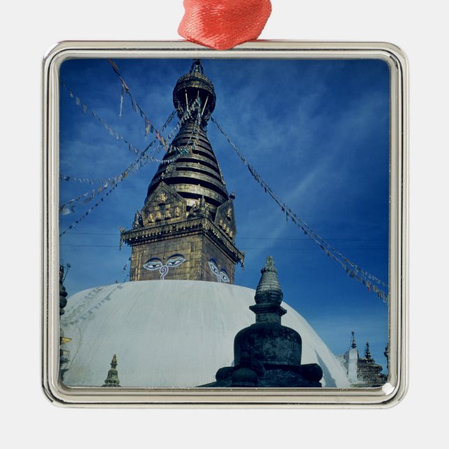 Ornamento De Metal Swamyambunath Stupa (Frente)
