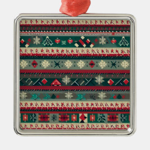 Ornamento De Metal Sweater Feio Natal 4