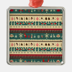 Ornamento De Metal Sweater Feio Natal 5