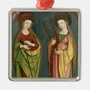Ornamento De Metal T32982 St Margaret de Antioch e de fé do St., c.1
