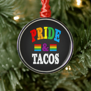 Ornamento De Metal Tacos Orgulho Lgbt