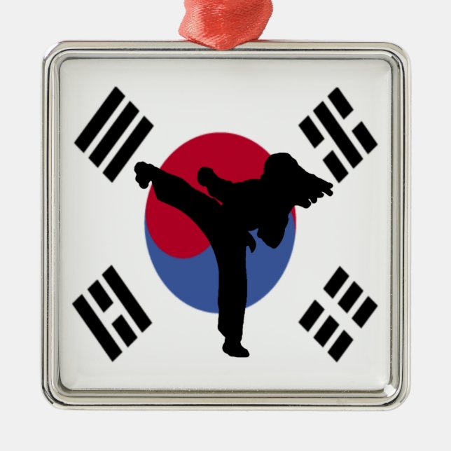 Ornamento De Metal Taekwondo (Frente)