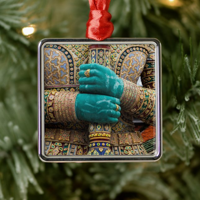 Ornamento De Metal Tailândia, Banguecoque, Grande Palácio (Árvore)