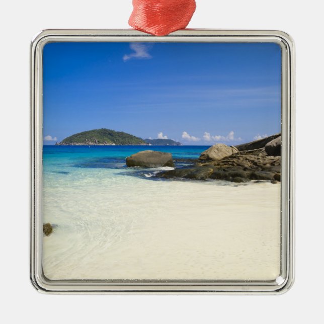 Ornamento De Metal Tailândia, Mar de Andaman. Ko Miang Island Similar (Frente)