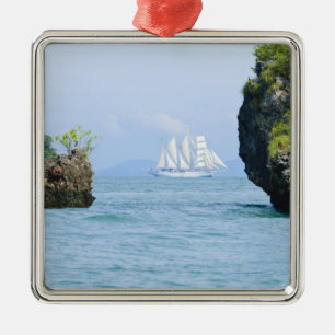 Ornamento De Metal Tailândia, Mar de Andamão. Navio Star Fyer clipper