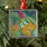 Ornamento De Metal Tapeçaria Tropical II<br><div class="desc">Tapeçaria tropical II por Chariklia Zarris</div>