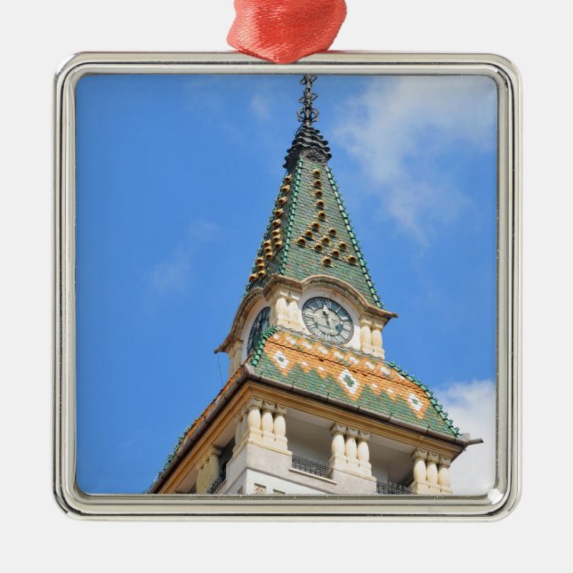 Ornamento De Metal Targu-Mures, Romania (Frente)