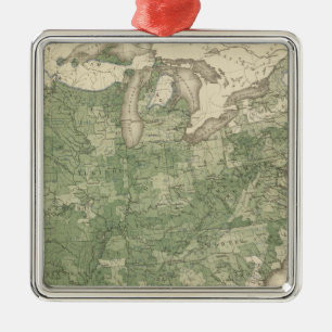 Ornamento De Metal Taxa de natalidade litografia estatística dos