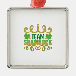 Ornamento De Metal Team Shamrock