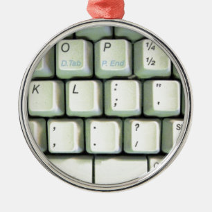 Ornamento De Metal Teclado de Máquina