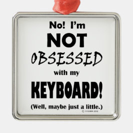 Ornamento De Metal Teclado obcecado