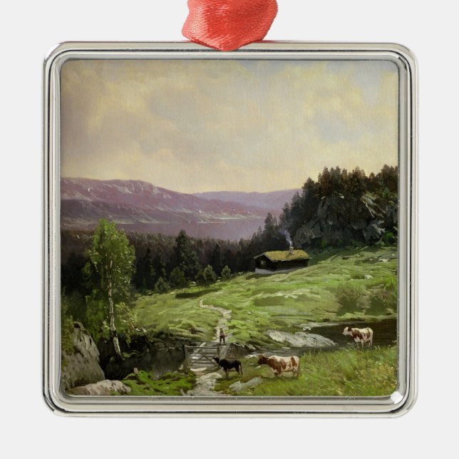 Ornamento De Metal Telemark, Noruega sul (Frente)