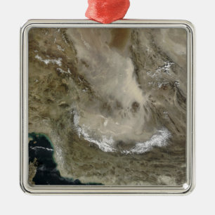 Ornamento De Metal Tempestade de poeira no Irã