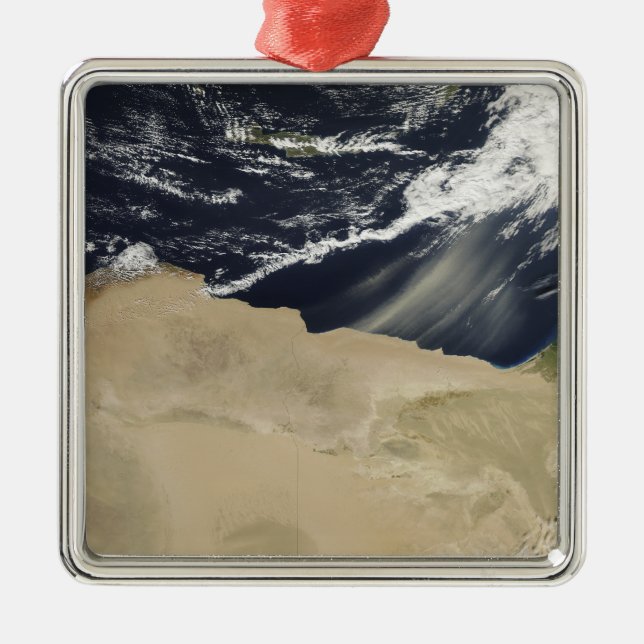 Ornamento De Metal Tempestade de poeira sobre o Egito (Frente)