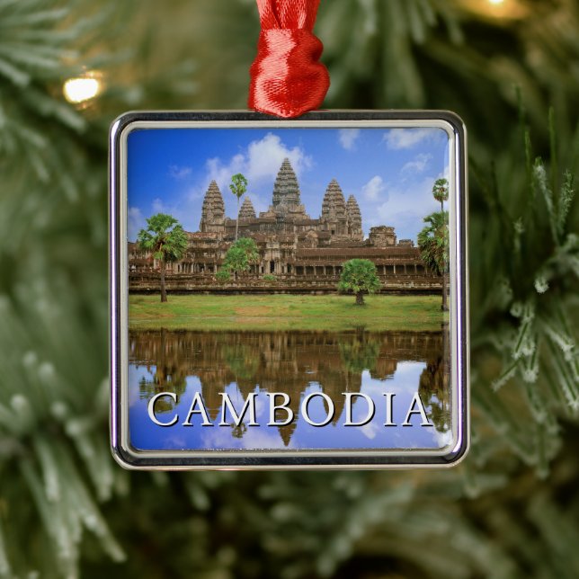 Ornamento De Metal Templo Angkor Wat | Kampuchea, Camboja (Árvore)