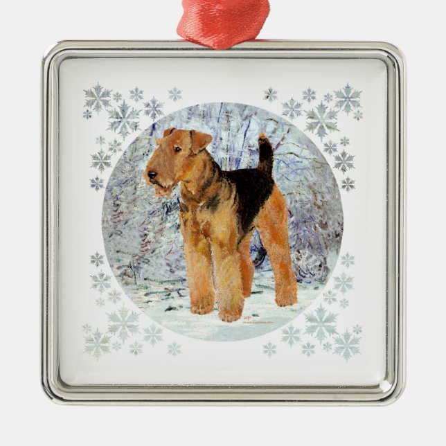 Ornamento De Metal Tempo de inverno (Frente)