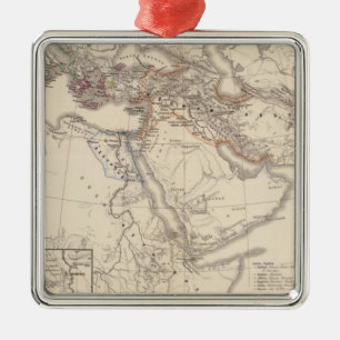 Ornamento De Metal Tempore de Assyrii do regni do terrarum de Orbis