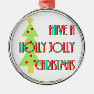 Ornamento De Metal Tenha um meio século de Natal sagrado moderno