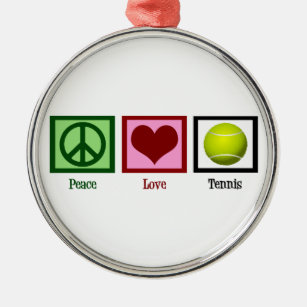 Ornamento De Metal Tênis de Paz e Amor