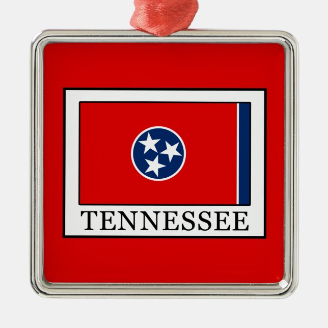 Ornamento De Metal Tennessee (Frente)