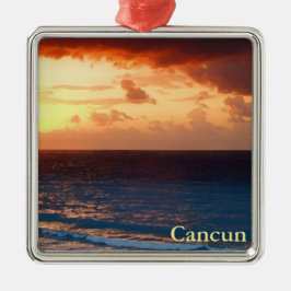 Ornamento De Metal Tequila Sunrise