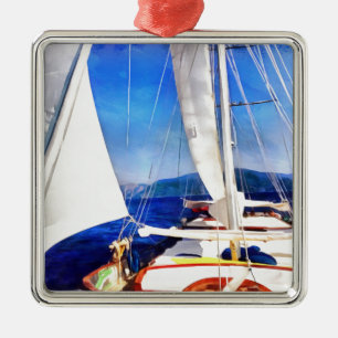 Ornamento De Metal Terra Foi Criada Para Barcos Visitarem Arte À Vela