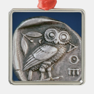 Ornamento De Metal Tetradrachma ateniense