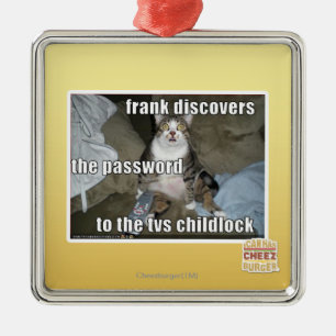 Ornamento De Metal Tevê Childlock