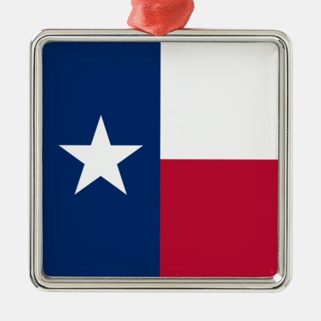 Ornamento De Metal Texas (Frente)