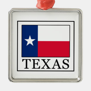 Ornamento De Metal Texas