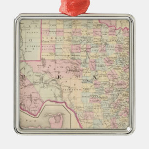 Ornamento De Metal Texas