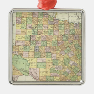 Ornamento De Metal Texas 15