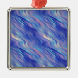 Ornamento De Metal Textura Azul de Glória