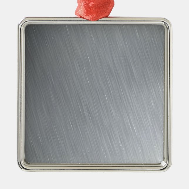 Ornamento De Metal Textura de aço inoxidável com destaques da (Frente)