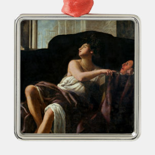 Ornamento De Metal Thalia, musa da comédia